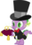 Size: 2044x2852 | Tagged: safe, spike, dragon, a canterlot wedding, g4, official, bowtie, castle creator, clothes, hat, high res, male, ring, ring bearer, ruffled shirt, simple background, slit pupils, solo, spike's first bow tie, suit, tailcoat, top hat, transparent background, tuxedo, vector, wedding ring