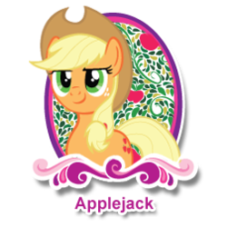 Size: 252x252 | Tagged: safe, applejack, g4, official, female, solo