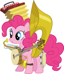 Size: 2483x2869 | Tagged: safe, pinkie pie, g4, official, castle creator, female, high res, simple background, solo, transparent background, vector
