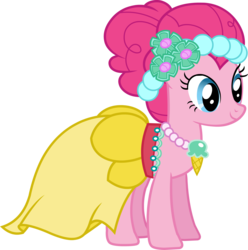 Size: 2821x2839 | Tagged: safe, pinkie pie, a canterlot wedding, g4, official, castle creator, female, high res, simple background, solo, transparent background, vector