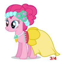 Size: 222x214 | Tagged: safe, pinkie pie, g4, official, female, simple background, solo, vector, white background