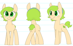 Size: 948x606 | Tagged: safe, artist:meowing-ghost, oc, oc only, earth pony, pony, solo, turnaround