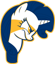 Size: 1050x1218 | Tagged: safe, artist:lyraheartstrngs, rarity, g4, hockey, logo, logo parody, nashville predators, nhl