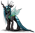 Size: 900x844 | Tagged: safe, artist:taritoons, queen chrysalis, changeling, changeling queen, g4, crown, female, jewelry, regalia, simple background, solo, transparent background, unshorn fetlocks, watermark