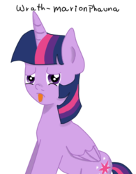 Size: 314x403 | Tagged: safe, artist:wrath-marionphauna, twilight sparkle, alicorn, pony, g4, female, mare, solo, twilight sparkle (alicorn)