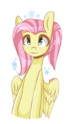 Size: 856x1460 | Tagged: safe, artist:ridgessky, fluttershy, g4, alternate hairstyle, female, solo