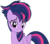 Size: 3577x3120 | Tagged: safe, artist:guillex3, twilight sparkle, alicorn, pony, castle sweet castle, g4, .svg available, alternate hairstyle, female, high res, lidded eyes, mare, punklight sparkle, simple background, solo, transparent background, twilight sparkle (alicorn), vector