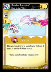 Size: 360x503 | Tagged: safe, enterplay, ghostberry, star breeze, twirly, breezie, absolute discord, g4, my little pony collectible card game, ccg, unnamed breezie, unnamed character