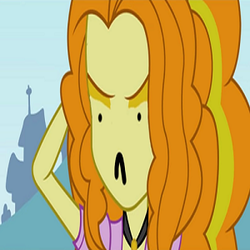 Size: 300x300 | Tagged: safe, artist:zxinsanity, adagio dazzle, g4, female, reaction image, solo