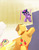 Size: 792x1008 | Tagged: safe, artist:blufeather, applejack, fluttershy, twilight sparkle, alicorn, pony, g4, animus, assassin's creed, assassin's creed iii, crossover, female, imminent death, mare, minecraft, twilight sparkle (alicorn)