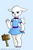 Size: 369x552 | Tagged: safe, artist:bunnycat, rarity, diamond dog, g4, angry, blushing, clothes, collar, commission, cute, diamond dogified, diamonds, doge, dress, female diamond dog, grumpy, raridog, skirt, species swap