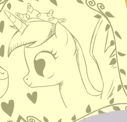 Size: 395x381 | Tagged: safe, screencap, prince blue dream (g4), princess golden dream (g4), alicorn, pony, g4, hearts and hooves day (episode), female, hearts and hooves day, solo