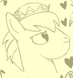 Size: 325x347 | Tagged: safe, screencap, prince blue dream (g4), g4, hearts and hooves day (episode), cropped, crown, hearts and hooves day, illustration, jewelry, male, regalia, solo, stallion