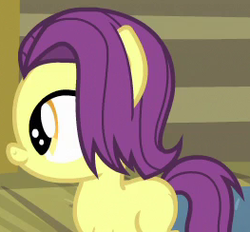 Size: 263x244 | Tagged: safe, screencap, banana peel (g4), pony, for whom the sweetie belle toils, g4, 5-year-old, colt, foal, male, solo
