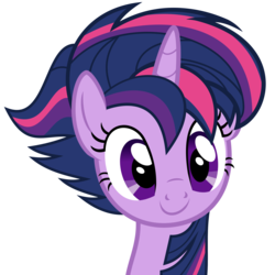 Size: 2000x2000 | Tagged: safe, artist:tizerfiction, twilight sparkle, alicorn, pony, castle sweet castle, g4, alternate hairstyle, female, high res, mare, punklight sparkle, simple background, smiling, solo, transparent background, twilight sparkle (alicorn), vector
