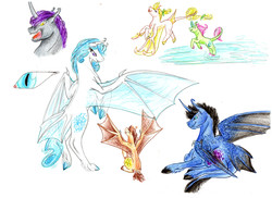 Size: 7014x5100 | Tagged: safe, artist:dawn22eagle, oc, oc only, bat pony, pony, absurd resolution