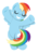 Size: 2480x3508 | Tagged: safe, artist:bobthedalek, rainbow dash, pegasus, pony, g4, ballet, cute, dancing, dashabetes, eyes closed, featured image, female, grin, high res, simple background, smiling, solo, transparent background, twirl