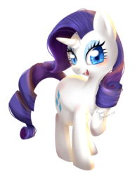 Size: 942x1210 | Tagged: safe, artist:snow angel, rarity, g4, female, simple background, solo, transparent background