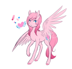 Size: 1280x1217 | Tagged: safe, artist:crunchy-sheep, oc, oc only, oc:venus, pegasus, pony, solo