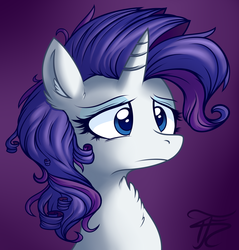 Size: 1169x1221 | Tagged: dead source, safe, artist:php92, rarity, pony, unicorn, g4, female, messy mane, solo