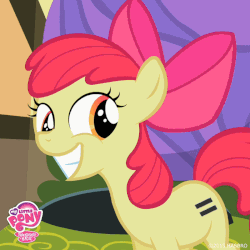 Size: 800x800 | Tagged: safe, edit, apple bloom, g4, the cutie map, equal bloom, equal cutie mark, equalized, filly, gif, non-animated gif