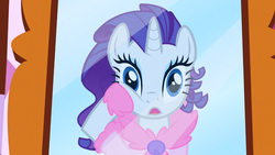 Size: 1366x768 | Tagged: safe, screencap, rarity, pony, g4, suited for success, female, solo