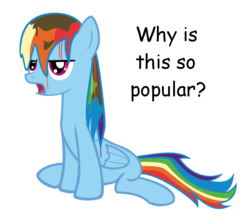 Size: 693x620 | Tagged: safe, artist:lapis-lazily, rainbow dash, pegasus, pony, g4, artifact, dripping, female, hair dye, mare, rainbow-less dash, simple background, solo, transparent background, wet, wet mane