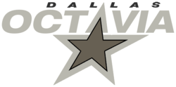 Size: 937x465 | Tagged: safe, artist:lyraheartstrngs, octavia melody, g4, dallas stars, logo, logo parody, nhl, simple background, transparent background