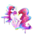 Size: 1948x2042 | Tagged: safe, artist:koveliana, pinkie pie, g4, chromatic aberration, color porn, female, heart, heart eyes, simple background, solo, transparent background, wingding eyes