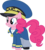 Size: 2097x2345 | Tagged: safe, artist:flareblitzfury, pinkie pie, g4, my little pony: friendship is magic, testing testing 1-2-3, .svg available, clothes, costume, female, high res, simple background, solo, transparent background, uniform, vector