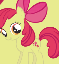 Size: 500x540 | Tagged: safe, apple bloom, bloom & gloom, g4, animated, cutie mark, cutieception, droste effect, female, inception, recursion
