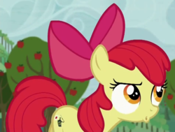 Size: 950x720 | Tagged: safe, screencap, apple bloom, earth pony, pony, bloom & gloom, g4, my little pony: friendship is magic, female, solo