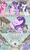 Size: 1280x2160 | Tagged: safe, screencap, amethyst skim, barren hymn, blueberry frosting, cloud brûlée, currant dust, dusk drift, flower flight, ivy vine, magnolia blush, mocha almond, moon dust, moonstone (g4), offbeat, pepperjack, pinkie pie, rarity, rosemary, sheer silk, starlight glimmer, twilight sparkle, white marble, alicorn, pony, g4, my little pony: friendship is magic, the cutie map, background pony, banner, equal cutie mark, equal town banner, female, hammer, in our town, male, marching, mare, parody, pink floyd, propaganda, s5 starlight, smiling, song reference, stallion, the wall, twilight sparkle (alicorn), waiting for the worms