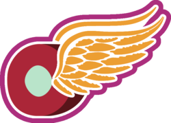 Size: 732x525 | Tagged: safe, artist:lyraheartstrngs, scootaloo, g4, detroit red wings, hockey, logo, logo parody, nhl, scooter, wings