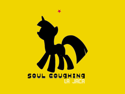 Size: 800x600 | Tagged: safe, twilight sparkle, g4, album cover, silhouette, soul coughing