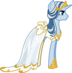 Size: 1002x1020 | Tagged: safe, artist:saby, derpibooru exclusive, oc, oc only, oc:splendence, pony, unicorn, clothes, crossdressing, dress, male, princess, shoes, simple background, solo, species swap, tiara, transparent background, trap, vector