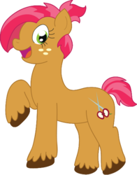 Size: 430x548 | Tagged: safe, artist:schwarzekatze4, babs seed, bloom and gloom, g4, female, older, simple background, solo, transparent background
