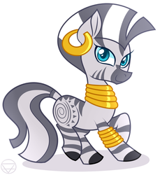 Size: 959x1046 | Tagged: safe, artist:php92, zecora, zebra, g4, female, solo