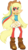 Size: 4533x8198 | Tagged: safe, artist:sugar-loop, applejack, equestria girls, g4, my little pony equestria girls: rainbow rocks, .ai available, absurd resolution, box art, female, hand on hip, ponied up, simple background, solo, transparent background, vector