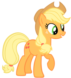 Size: 5000x5499 | Tagged: safe, artist:kysss90, applejack, g4, .psd available, absurd resolution, female, simple background, solo, transparent background, vector