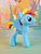 Size: 680x900 | Tagged: safe, artist:krowzivitch, rainbow dash, pegasus, pony, g4, craft, figurine, irl, photo, rainbow blitz, rule 63, sculpture, solo