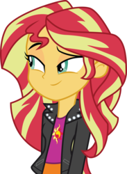 Size: 5248x7187 | Tagged: dead source, safe, artist:owlisun, sunset shimmer, equestria girls, g4, absurd resolution, female, simple background, solo, transparent background, vector