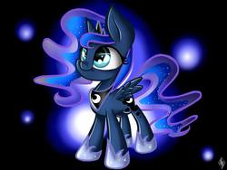 Size: 1600x1200 | Tagged: safe, artist:diax, princess luna, g4, cute, female, filly, solo, woona