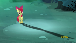 Size: 1920x1080 | Tagged: safe, screencap, apple bloom, bloom & gloom, g4, female, shadow, solo