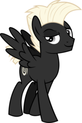 Size: 3253x4899 | Tagged: safe, artist:outlawedtofu, oc, oc only, oc:astral, pegasus, pony, fallout equestria, fallout equestria: outlaw, dreamworks face, rule 63, simple background, solo, transparent background, vector