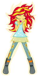 Size: 2560x5120 | Tagged: safe, artist:zuko42, sunset shimmer, equestria girls, g4, my past is not today, female, simple background, solo, transparent background