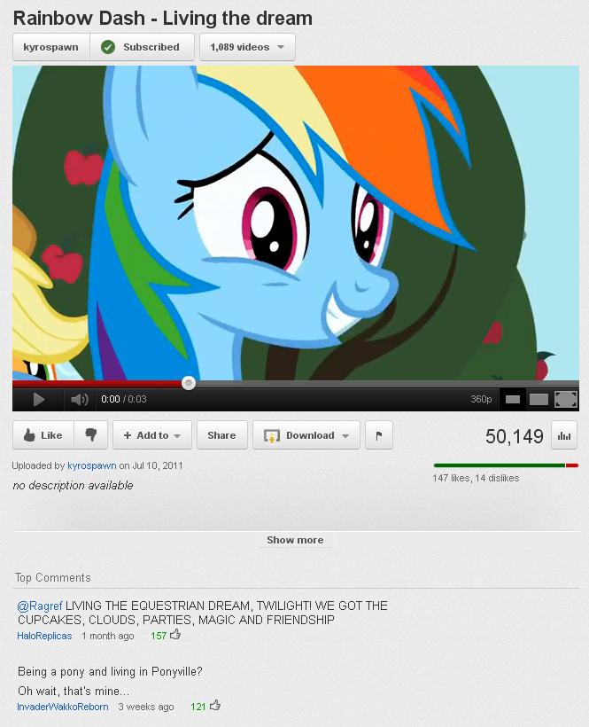 Kyrospawn #878193 - safe, screencap, rainbow dash, g4, the ticket master ...