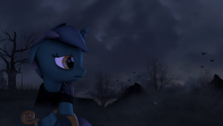 Size: 4444x2500 | Tagged: safe, lyra heartstrings, fanfic:background pony, g4, 3d, lyre, sad, source filmmaker