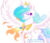 Size: 2755x2362 | Tagged: safe, artist:chichicherry123, artist:gianghanz, princess celestia, pony, g4, female, high res, mare, simple background, solo, spread wings, transparent background