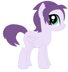 Size: 362x383 | Tagged: safe, artist:berrypunchrules, oc, oc only, oc:pitch perfect, background human, crack shipping, next generation, offspring, parent:aria blaze, parent:heath burns, simple background, solo, white background